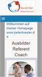 Mobile Screenshot of peterkoester.de